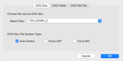 MacX DVD Ripper Pro choose dvd drive