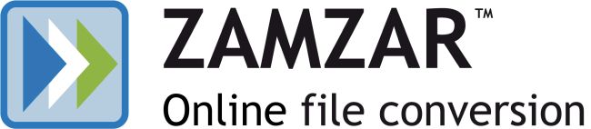 Zamzar online file conversion