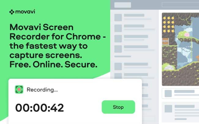 Movavi Screen Recorder for Chrome