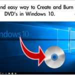 how to burn a dvd on Windows 10