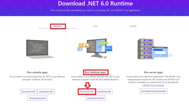 download .net 6 runtime