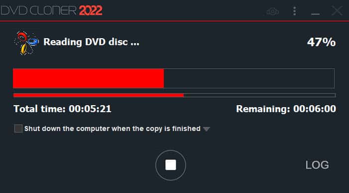 dvd cloner reading source disc