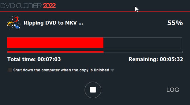 DVD Cloner rip dvd to mkv