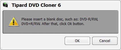 Tipard DVD cloner insert disc