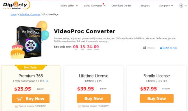 buy VideoProc converter