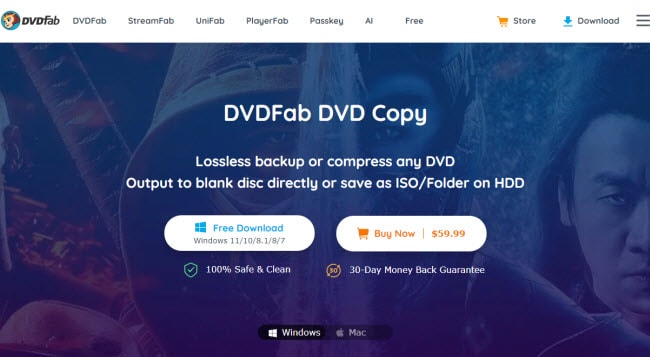 DVDFab DVD Copy site